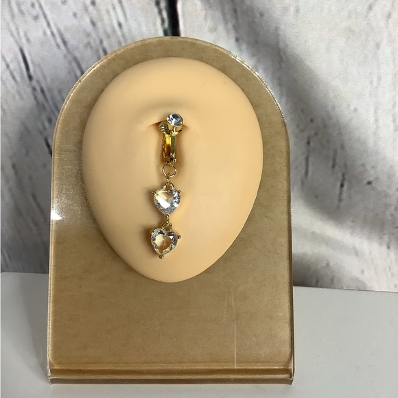 Clip-On Belly Button Ring - Picture 2 of 3